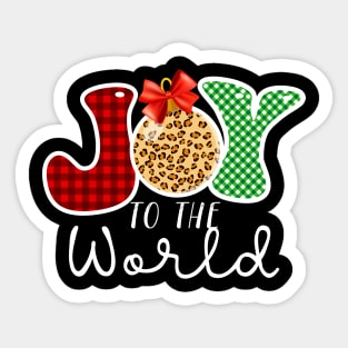 Funny Super Cute JOY to the World Sticker